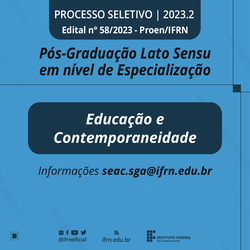 Especialização - Edital 58-2023 - card SGA