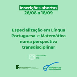 Especialização em Língua Portuguesa e Matemática numa pe