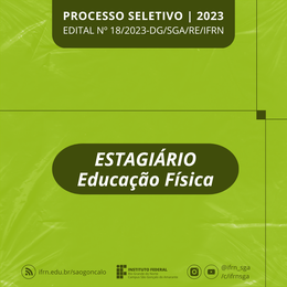 Estágio Educação Física - edital 18/2023