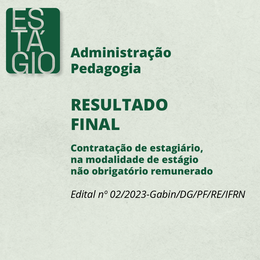 Estágio - Administração e Pedagogia - Resultado Final - Portal