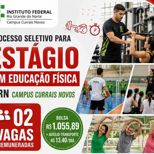 Seleção de estagiário para Educação Física