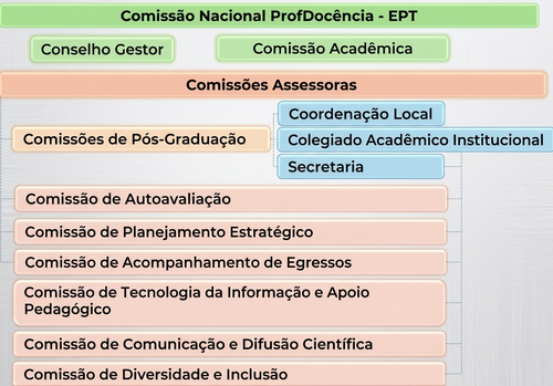 Estrutura organizacional do ProfDocência-EPT