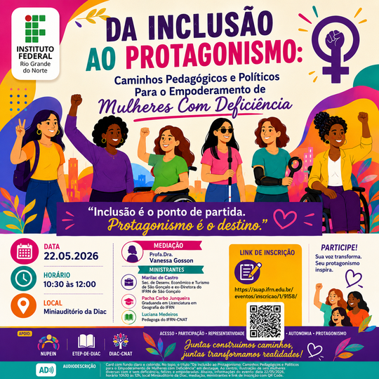 Evento Protagonismo Feminino