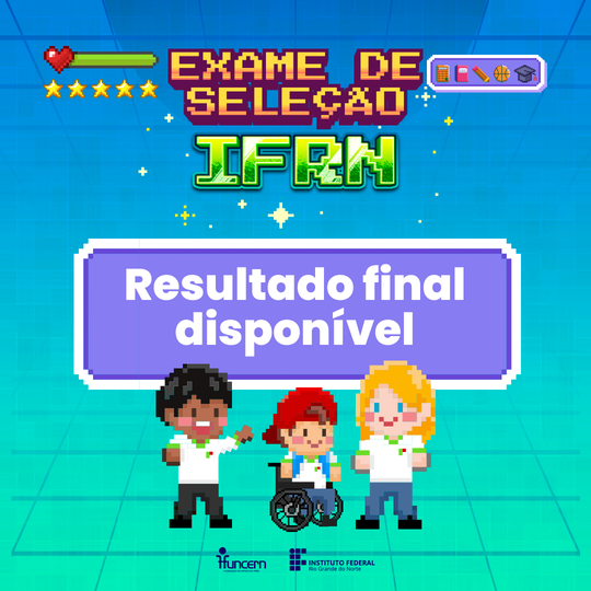 Exame de seleção - Resultado final (2024)