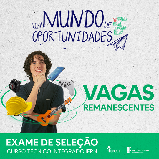 Exame de Seleção 2023 - Vagas Remanescentes - Redes