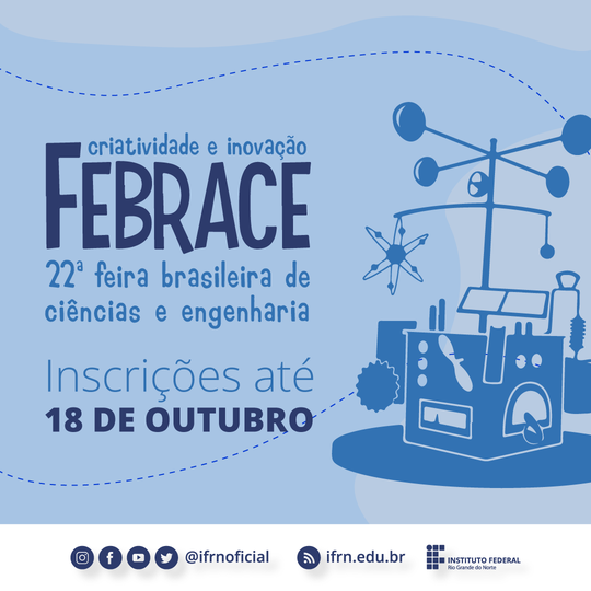 Inscrições na Febrace