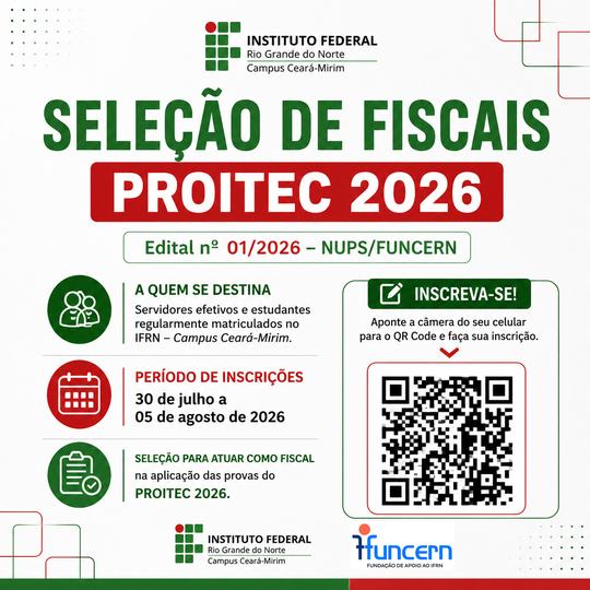 Fiscais ProITEC 2026