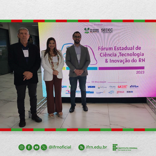 Fórum Estadual de Ciência, Tecnologia e Inovação do RN_Portal