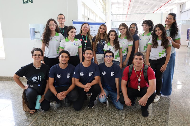 Equipe presente no Parque Científico e Tecnológico Augusto Severo, em Macaíba