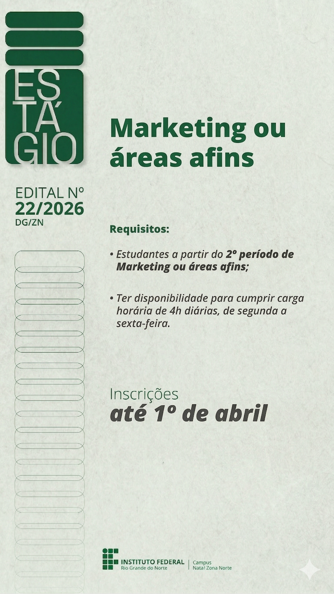 Edital 22/2026 - destaque