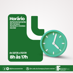 Horário de Funcionamento