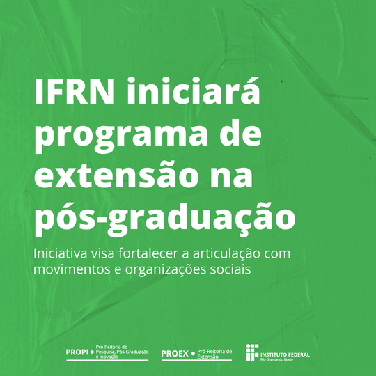 Programa de extensão - Pós-graduação (2024)