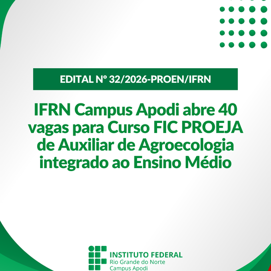IFRN Apodi curso fic proeja