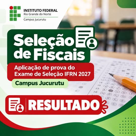 IFRN Jucurutu Seleção Fiscais 2027