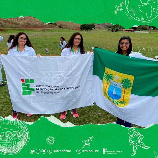 IFRN conquista medalha de bronze na Olimpíada Brasileira de Astronomia e Astronáutica