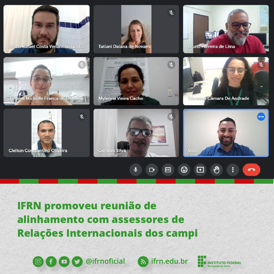 1ª Reunião de alinhamento com assessores de Relações Internacionais (2023)