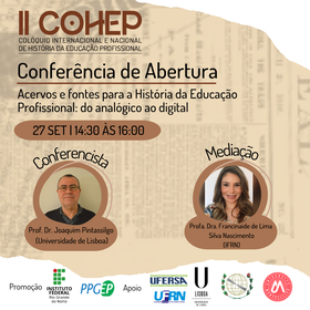 Conferência de Abertura - II COHEP