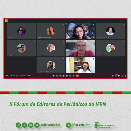 II Fórum de Editores de Periódicos do IFRN