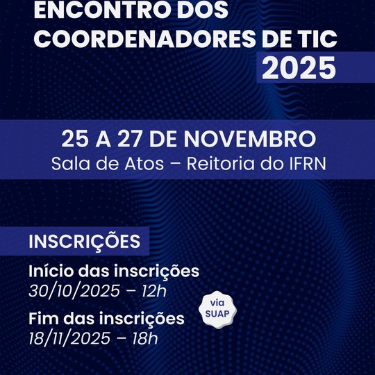 Encontro dos coordenadores de TI