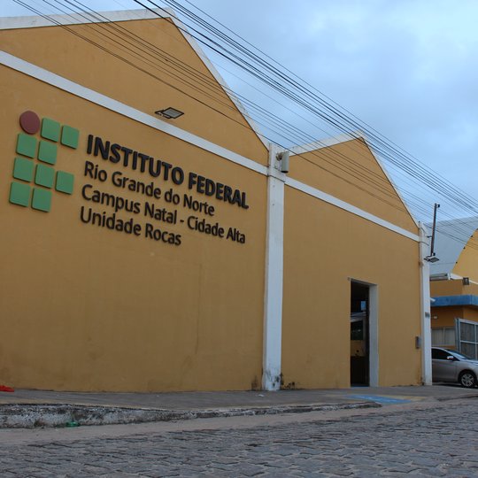 Fachada da Unidade Rocas, IFRN Cidade Alta