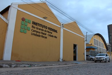 Fachada da Unidade Rocas, IFRN Cidade Alta