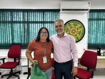 Hiliane Florêncio e José Arnóbio (Foto: Max Praxedes)