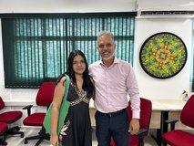 Vitória Andrade e José Arnóbio (Foto: Max Praxedes)