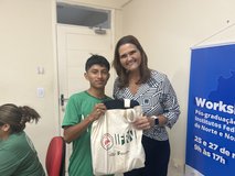 Christopher De La A e Anna Catharina (Foto: Max Praxedes)