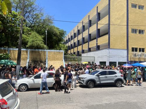 O campus Natal-Central foi um dos locais de prova. Foto: João Eduardo