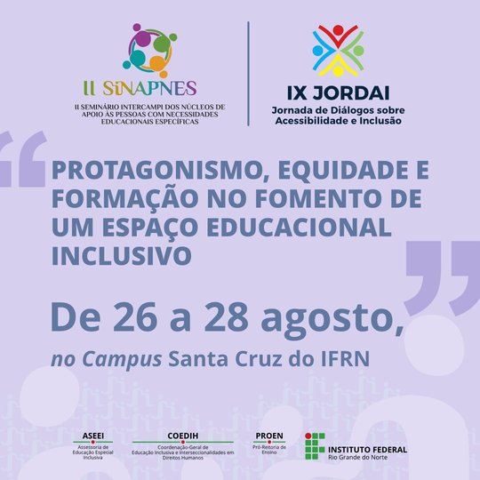 IX JORDAI e II SINAPNES - Resumos expandidos e relatos de experiência.