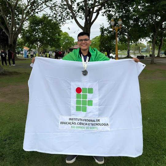 José Luiz Alves Rodrigues Caetano, aluno do Campus São Paulo do Potengi