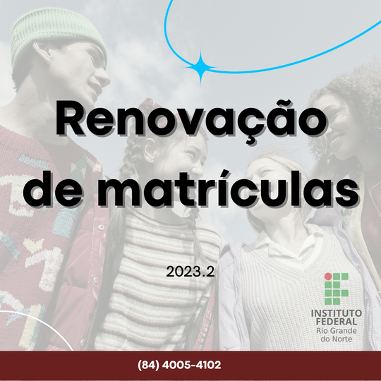 Renovação de matrículas