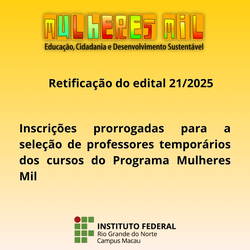 Retificação do edital 21/2025