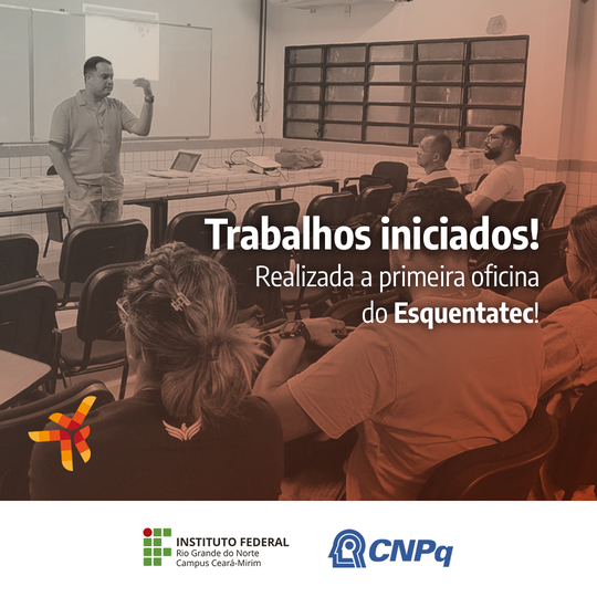 Primeira Oficina do Esquentatec Capa