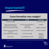 Como faço para formalizar meu estágio?
