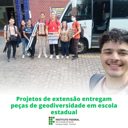 Geodiversidade entrega escola