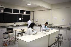 Laboratório de Processamento Mineral do PPGUSRN.