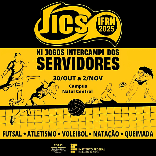 Jogos Intercampi dos Servidores do IFRN edição2025
