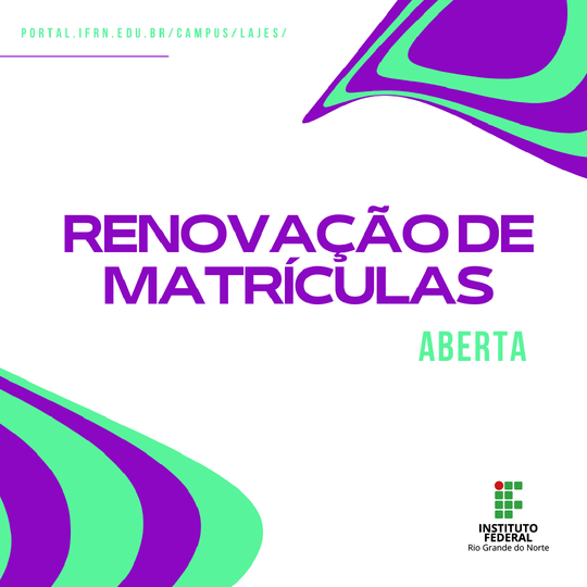 Renovação de matrículas