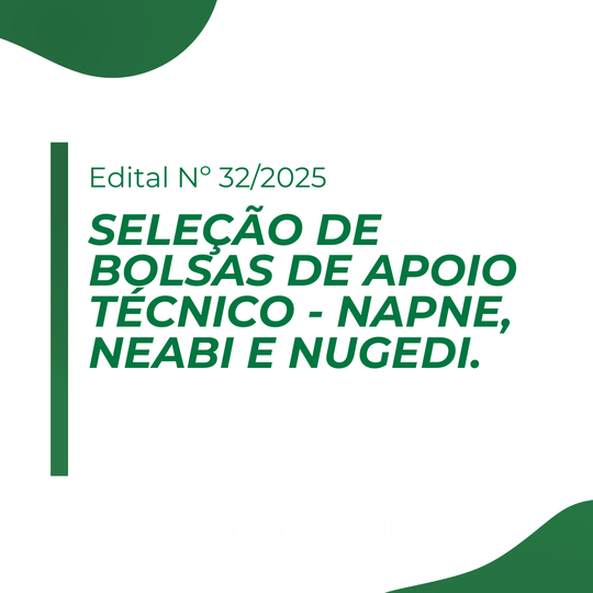 seleção de bolsas de apoio