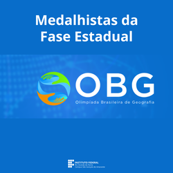 Medalhas da Olimpíada Brasileira de Geografia