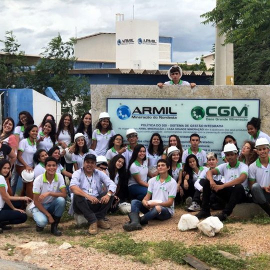 A aula de campo foi ministrada pelo Prof. Dr Marcondes Mendes na matéria de Mineração e Meio Ambiente  junto a presença da Prof. Dr. Ana Carla.