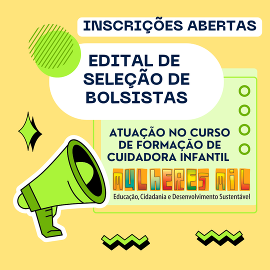 Seleção bolsista para o programa Mulheres Mil