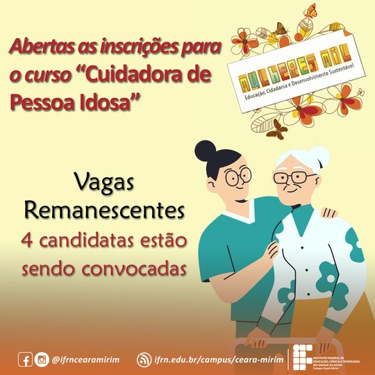 Mulheres Mil 2024 - Vagas Remanescentes