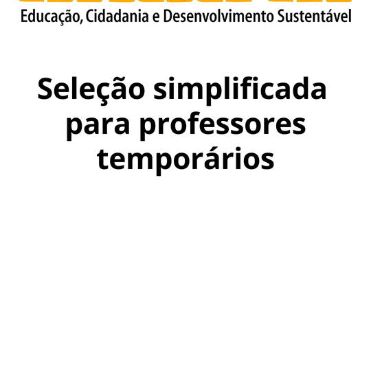 Mulheres Mil (2024) seleção para professores temporários