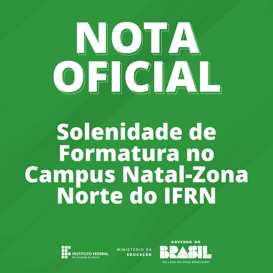 Nota Oficial [capa]