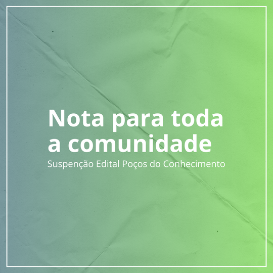 Nota para toda comunidade