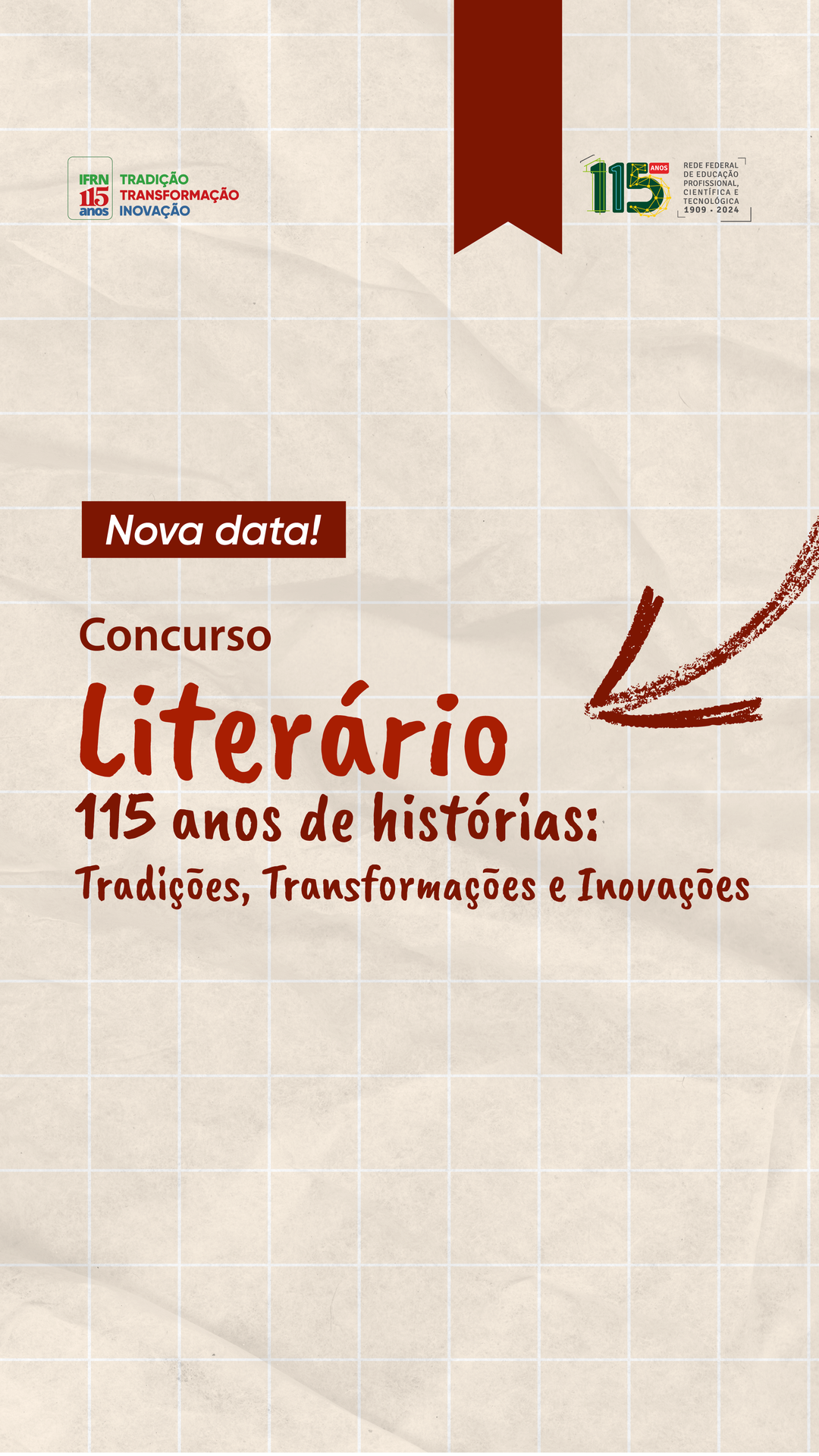 Concurso Literário IFRN 115 anos - Destaque