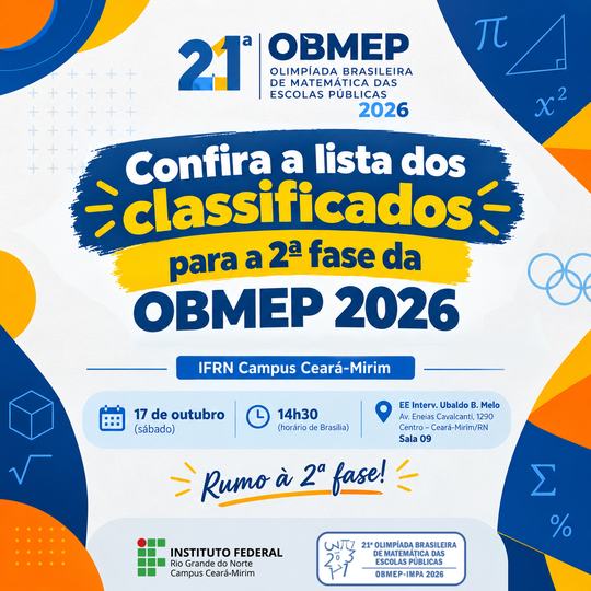OBMEP 2026 - 2 fase