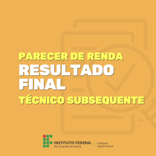 PARECER DE RENDA